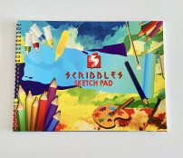 Scribbles High Quality Sketch Pad 152 mm x 228 mm 20 Leaves